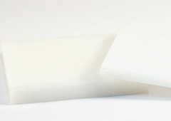 Plaque polytétrafluoréthylène blanc - PTFE - type Téflon®